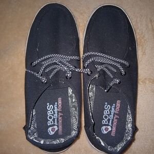 Skechers BOBS Black Slip-On Loafers